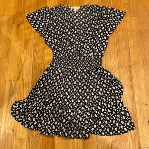 Michael Kors wrap ruffle dress
